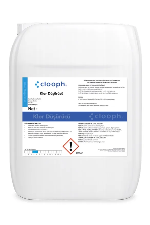 CLOOPH Chlorine Düşürücü