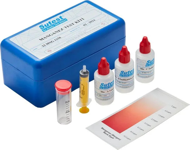 SUTEST Manganez Test Kiti (Kolorimetrik) Damla Seri