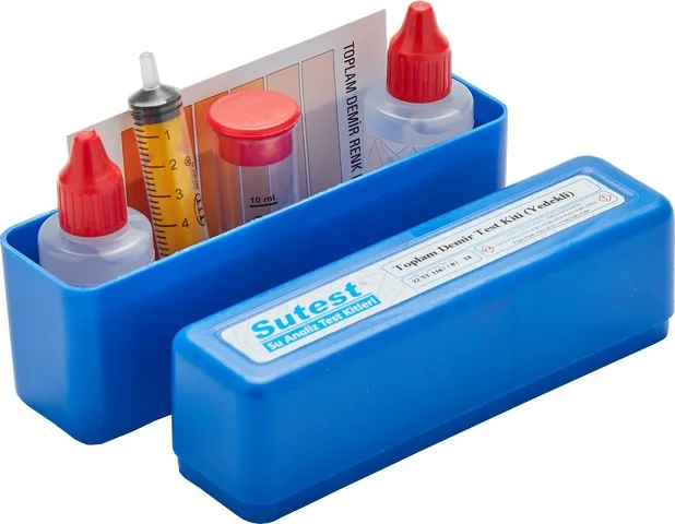 SUTEST Toplam Demir Test Kiti (Kolorimetrik) Damla Seri